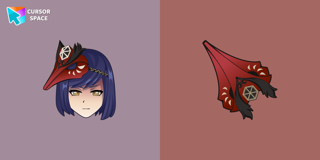 Custom Cursor Kujou Sara Theme